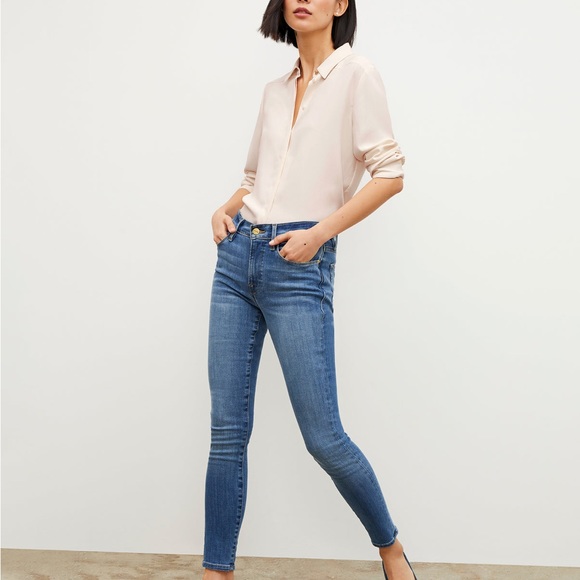 Frame Le High Skinny Jeans-sz 31/12 - Picture 1 of 4